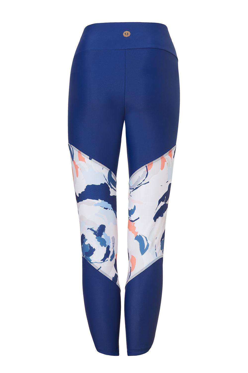 Leaf Print * High Waisted Swim Capri Pants, High Stretch Skinny Fast Dry  Swimming Bottoms, Women's Swimwear & Clothing